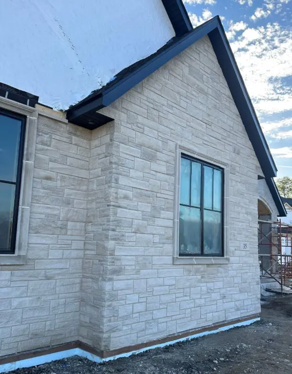 Menlo Real Thin Stone Veneer Exterior Installation