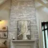 Menlo Real Thin Stone Veneer Fireplace