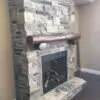 Nome Real Thin Stone Veneer Fireplace