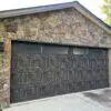 Moss Rock Real Thin Stone Veneer Garage