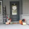 Larchmont Real Thin Stone Veneer Front Entrance Water Table