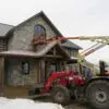 Larchmont and Castle Ridge Natural Stone Veneer Front Entrance Installation