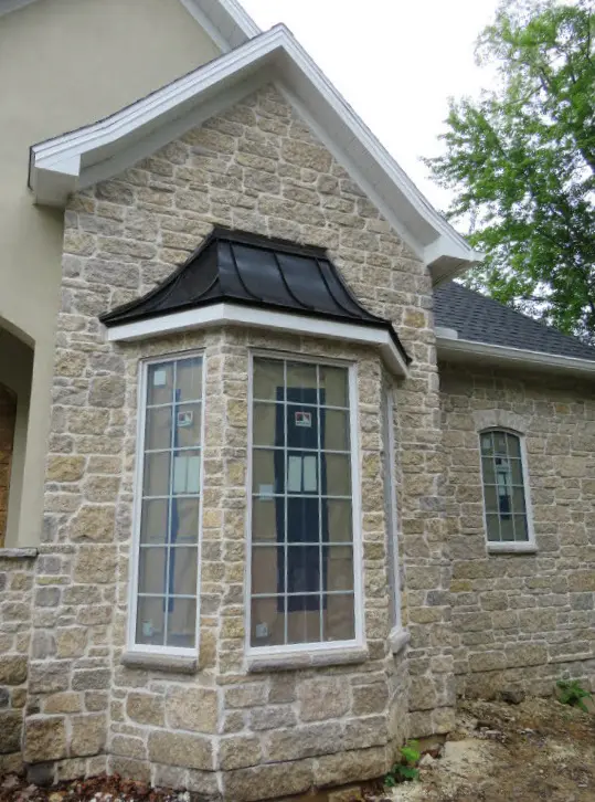 Salerno Natural Thin Stone Veneer Exterior Siding