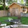 Custom Blend Concord and Custom Mosaic Dublin Real Stone Veneer Landscape Wall