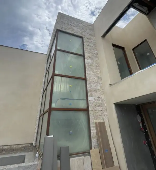 Nob Hill Natural Thin Stone Veneer Exterior Installation