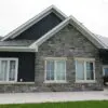 Pembroke Natural Thin Stone Veneer with Sawed Ends Accent Wall