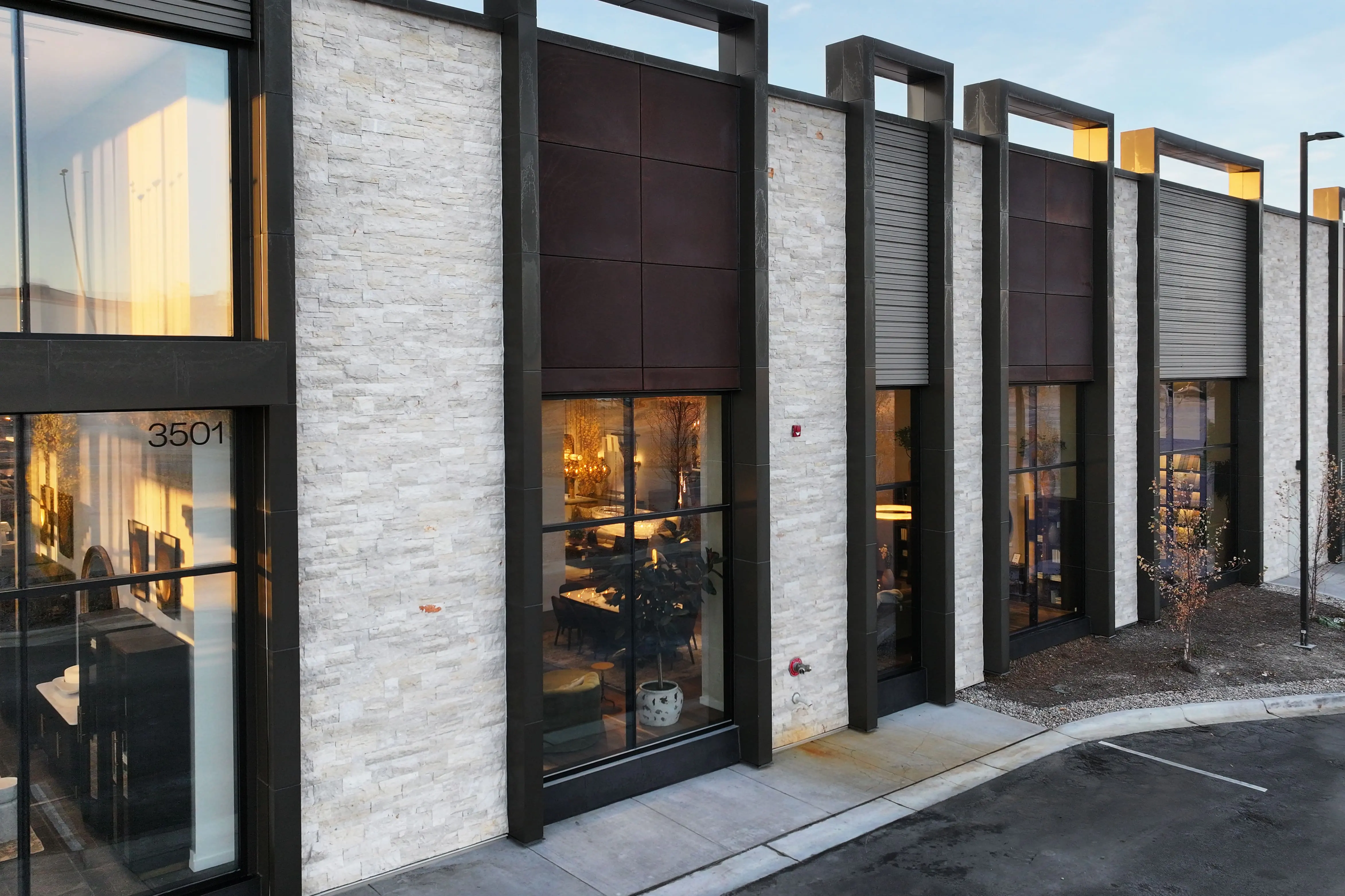 Commercial Exterior Nob Hill Real Thin Stone Veneer