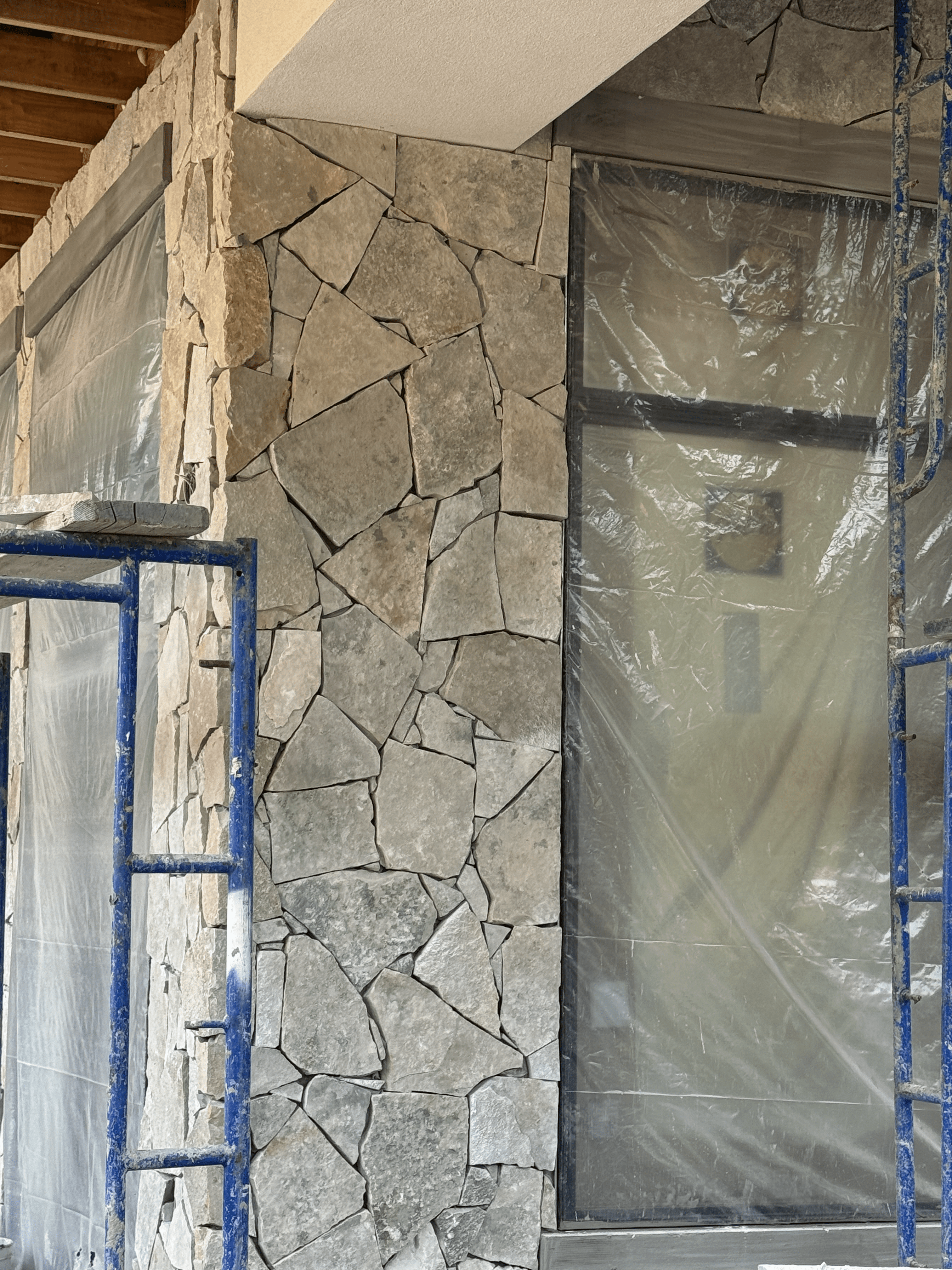 Lewes Mosaic Stone Veneer Installation