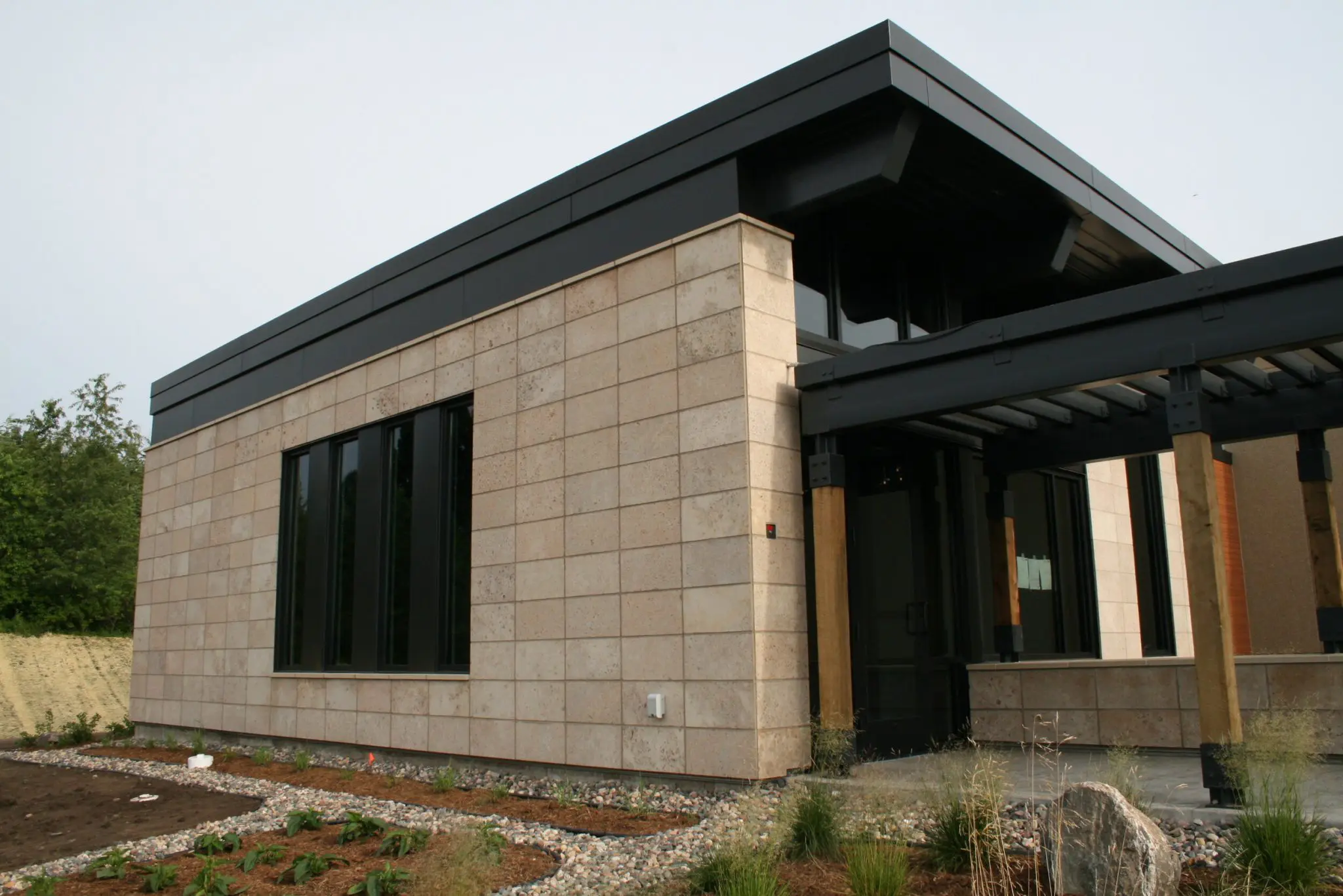 Manchester Real Thin Stone Veneer Exterior Commercial