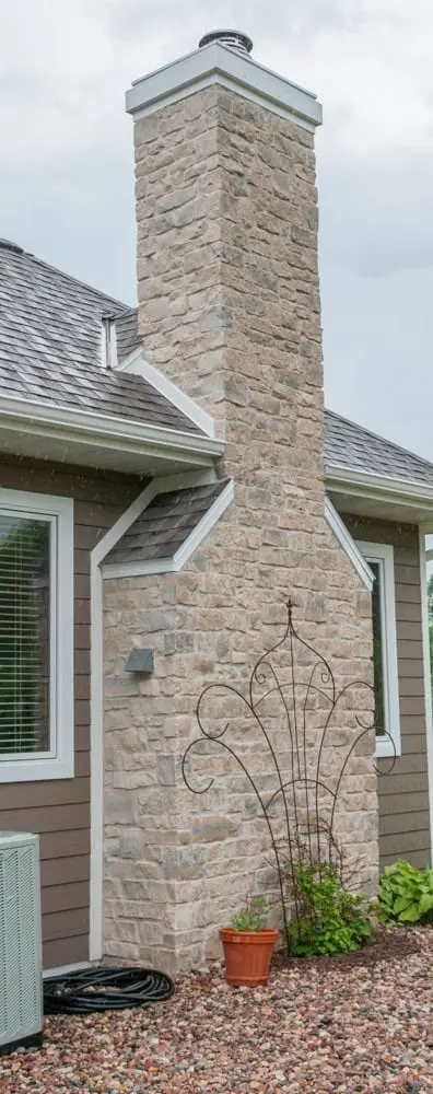 Harbor Springs Real Stone Veneer Exterior Application
