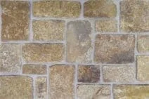 Gold Tone Real Blocky Thin Stone Veneer