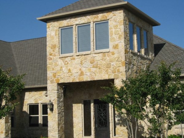 Monaco Natural Thin Stone Veneer Residential Exterior