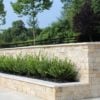 Natural Stone Veneer on a landscape wall