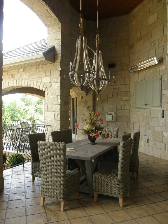 Victoria Natural Stone Veneer Outdoor Living Space