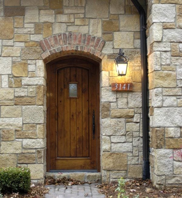 Belvedere Natural Thin Stone Veneer Entry