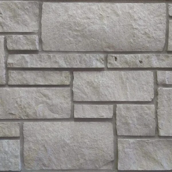Alpine White Dimensional Natural Thin Stone Veneer