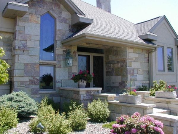 Ambrose Natural Thin Stone Veneer Residential Exterior