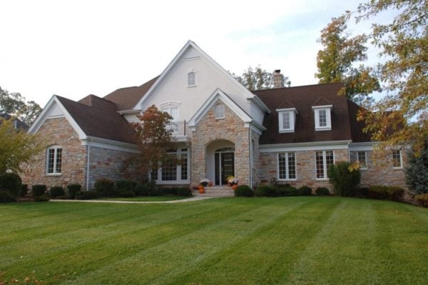 Pennington Natural Stone Veneer Residential Exterior