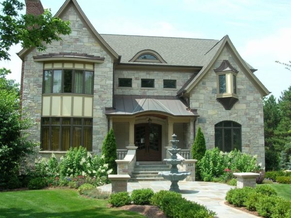 Royal Dusk Natural Stone Veneer Residential Exterior