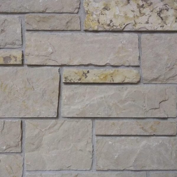 Victoria Natural Thin Stone Veneer Exterior with Brick - Natural Thin ...