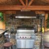 Denali Real Stone Veneer Outdoor Kitchen