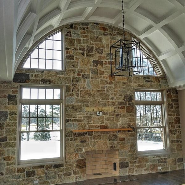 Portland Natural Stone Veneer Interior Masonry