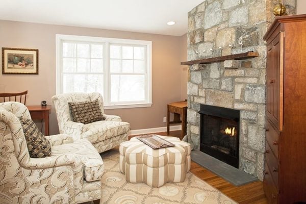 Salem Natural Thin Stone Veneer Fireplace