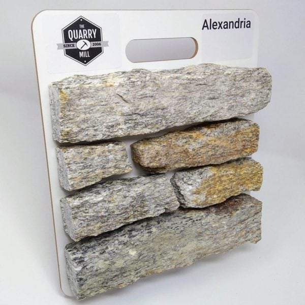 Alexandria Natural Stone Veneer Sample Board