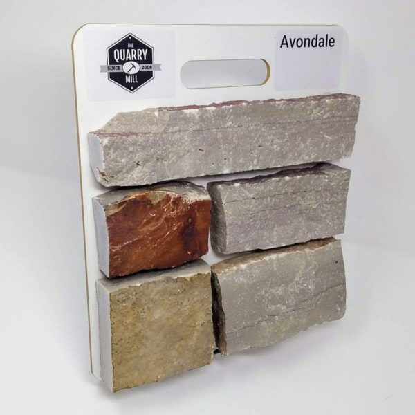 Avondale Natural Stone Veneer Sample Board