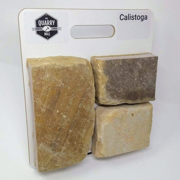 Calistoga Natural Stone Veneer Sample Board