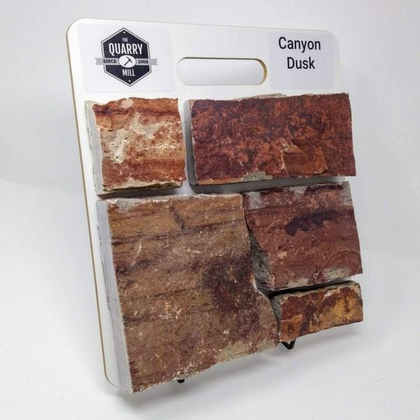 Canyon Dusk Natural Stone Veneer Sample Board