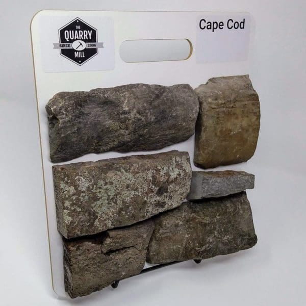 Cape Cod Natural Stone Veneer Sample Board