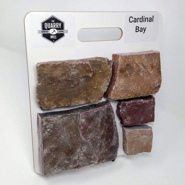 Cardinal Bay Natural Stone Veneer Sample Board