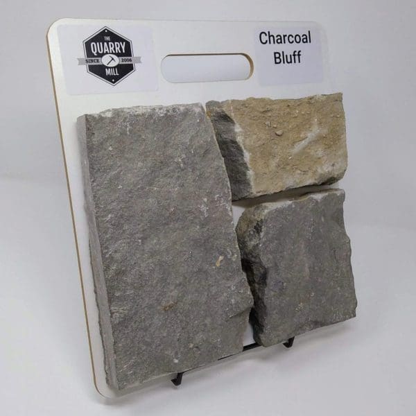 Charcoal Bluff Natural Stone Veneer Sample Board