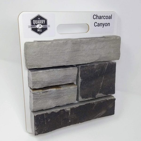 Charcoal Canyon Natural Stone Veneer Sample Board