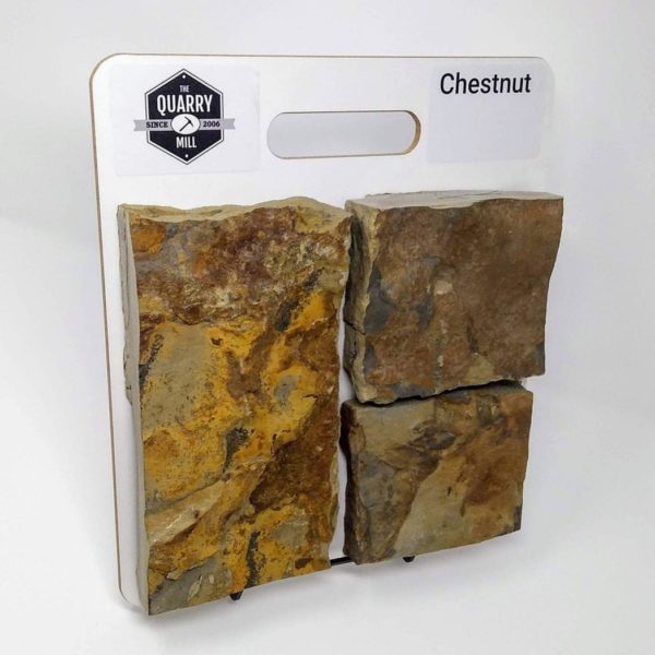 Chestnut Natural Stone Veneer Sample Board