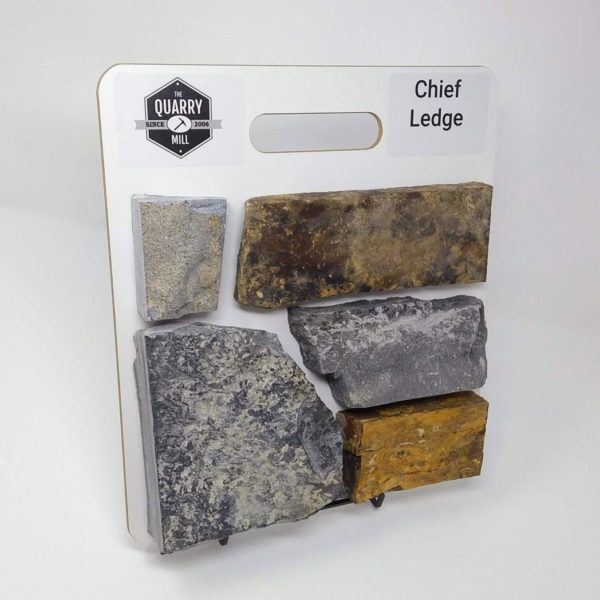 Chief Ledge Natural Stone Veneer Sample Board