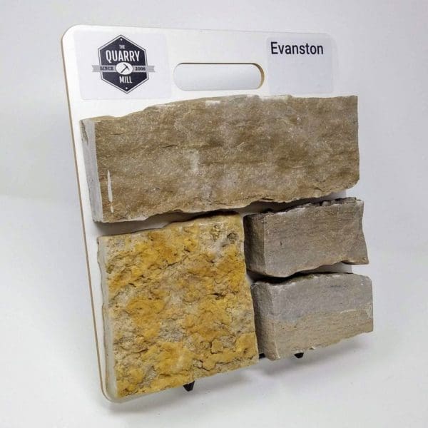 Evanston Natural Stone Veneer Sample Board