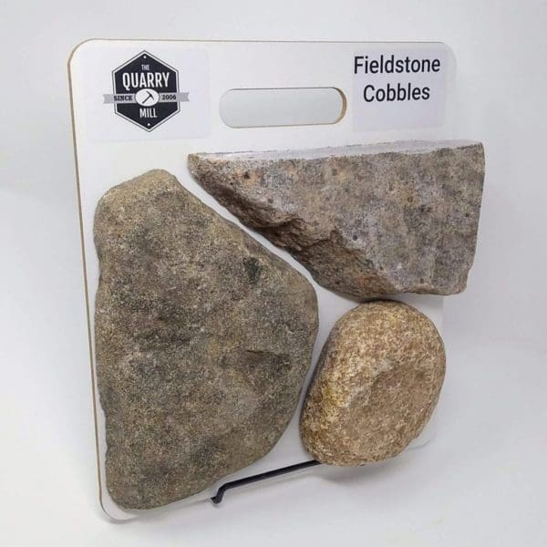 Fieldstone Cobbles Natural Stone Veneer Sample Board