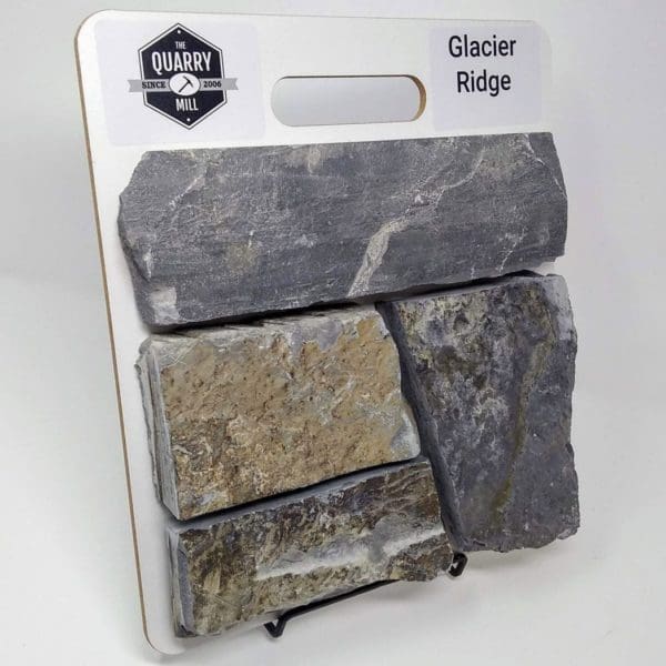 Glacier Ridge Natural Stone Veneer Sample Board