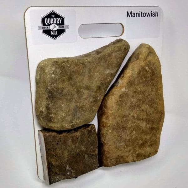 Manitowish Natural Stone Veneer Sample Board