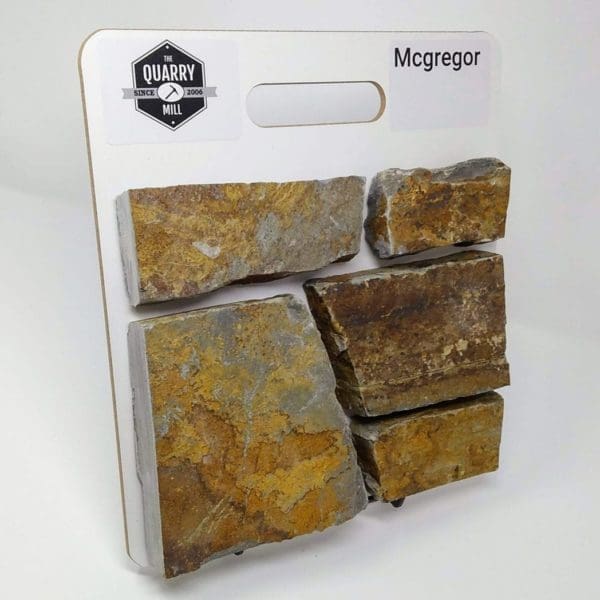 McGregor Natural Stone Veneer Sample Board