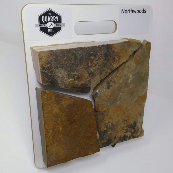 Northwoods Natural Stone Veneer Sample Board