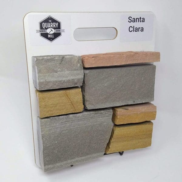 Santa Clara Natural Stone Veneer Sample Board