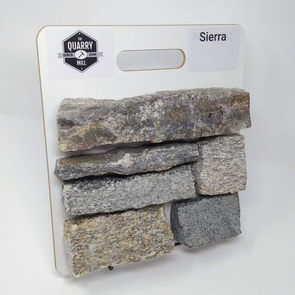 Sierra Natural Stone Veneer Sample Board