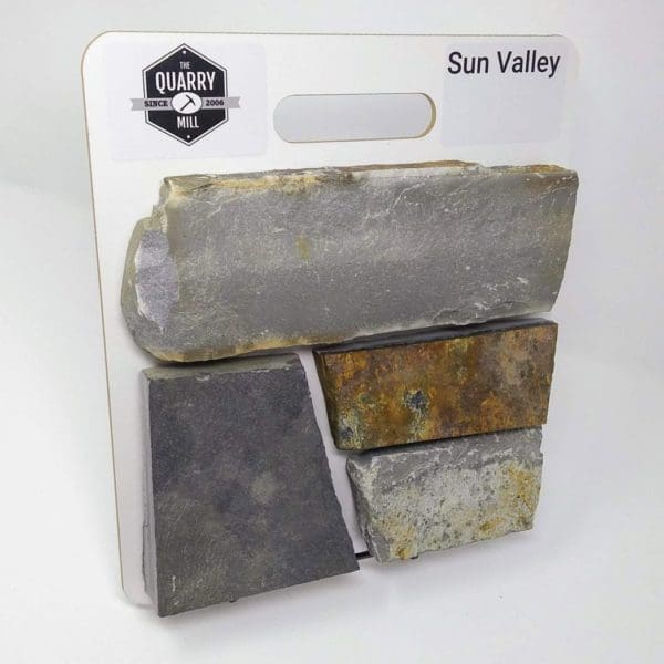 Sun Valley Natural Stone Veneer Sample Board