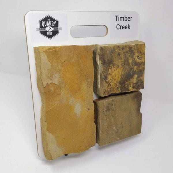 Timber Creek Natural Stone Veneer Sample Board