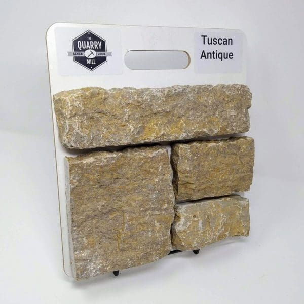 Tuscan Antique Natural Stone Veneer Sample Board