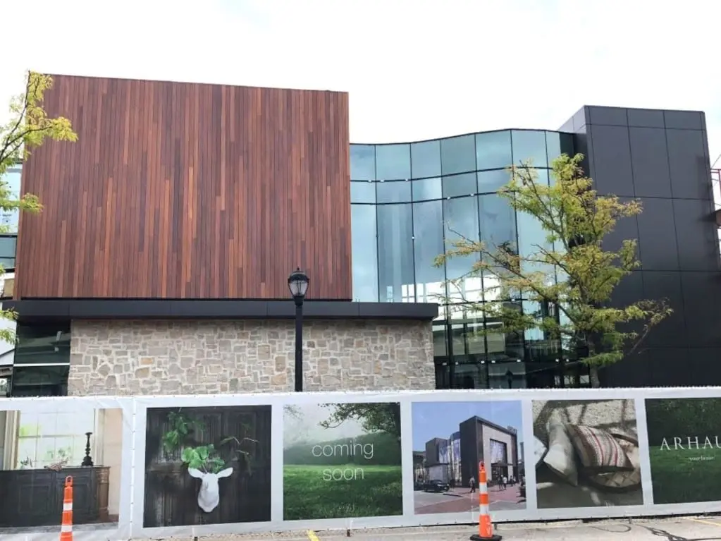 Side View of Construction Process