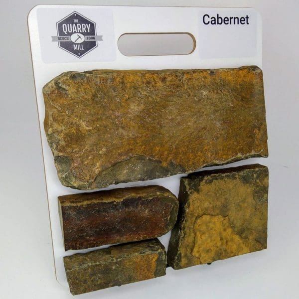 Cabernet Natural Stone Veneer Sample Board